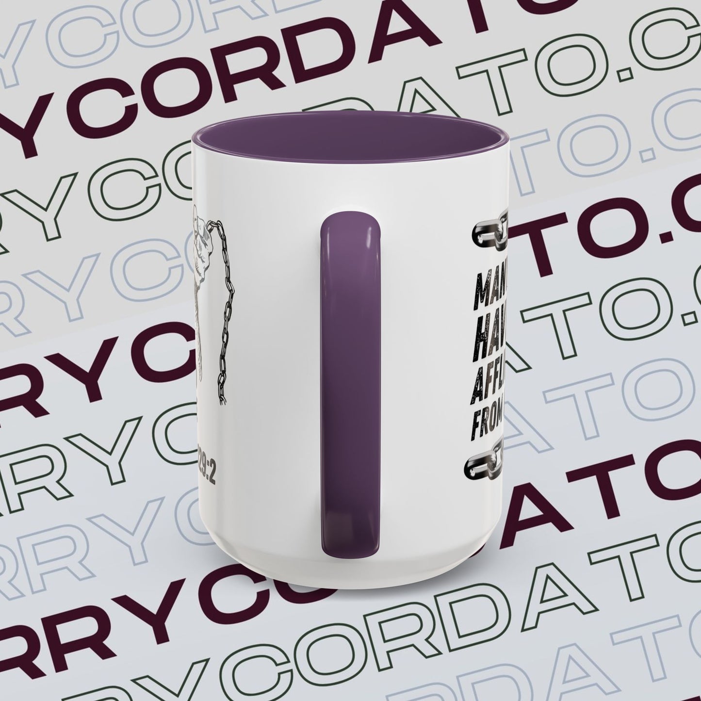 Inspirational Coffee Mug, Motivational Cup for Daily Reflection, Gift for Friends, Psalm 129:2, Unique Quote Mug