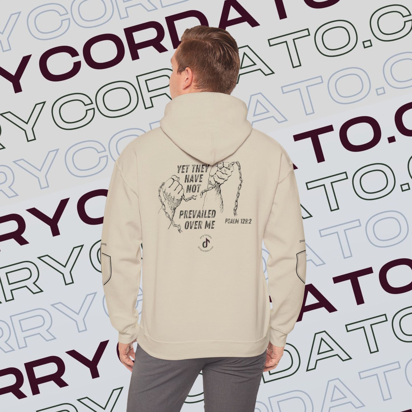 Comfortable Jerry Cordato Merch Hoodie | Unisex Heavy Blend Sweatshirt | Gift for Teens and Adults | Perfect for Casual Wear | Spiritual Inspiration