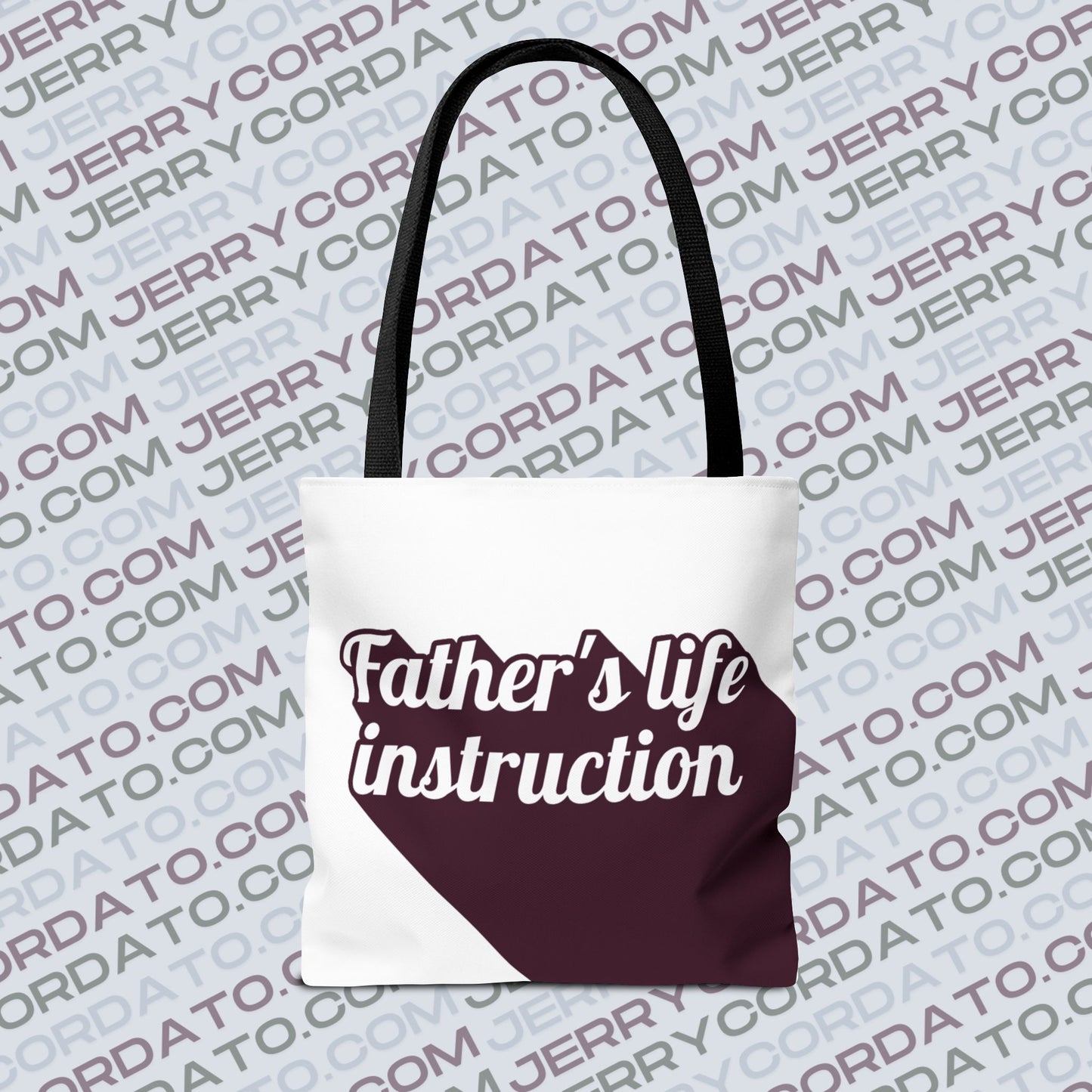 Faith-Inspired Tote Bag: Keep On the Way, Father's Life Instruction - Ideal Gift for Dad, Spiritual Journey, Everyday Use, Family [...]