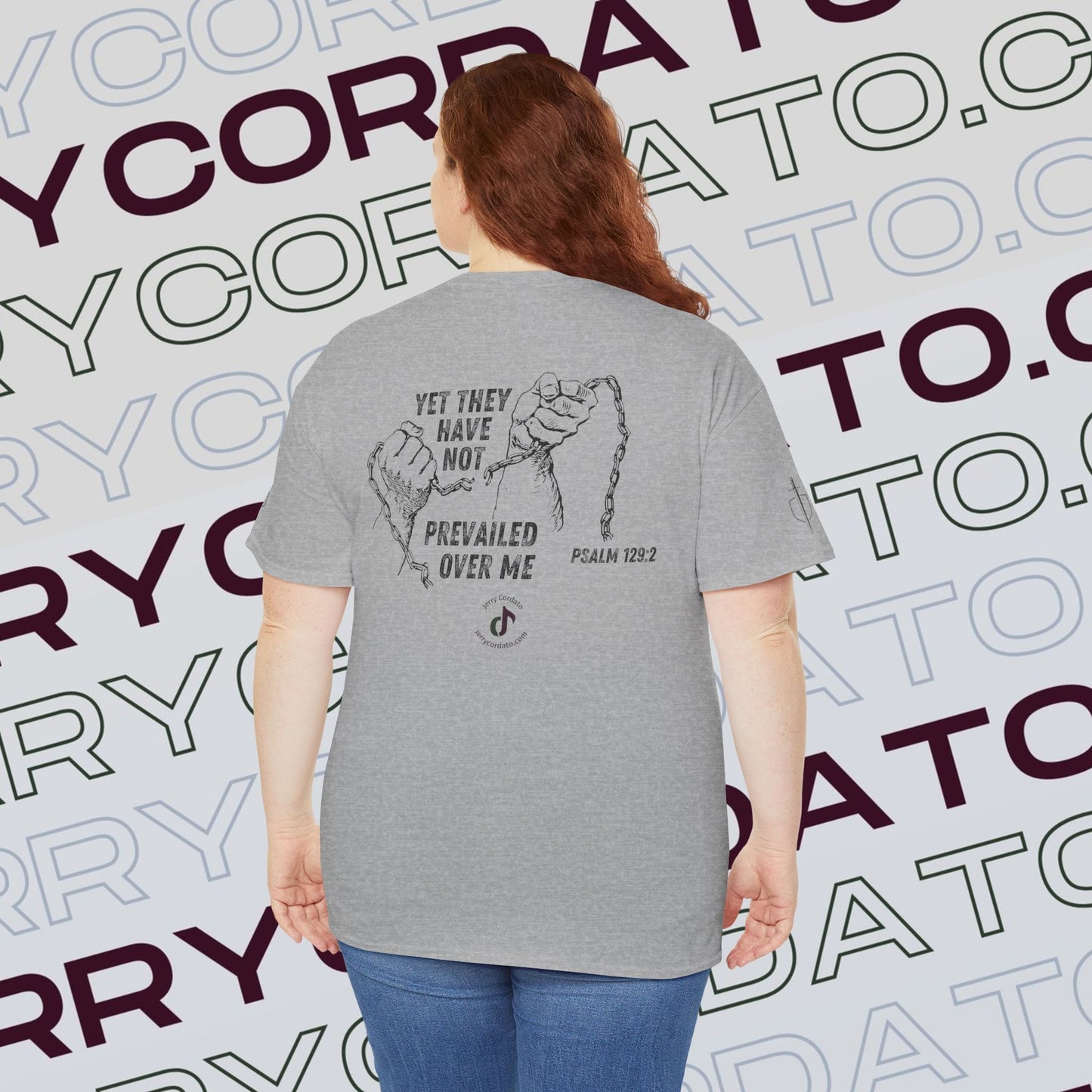 Inspirational Unisex Heavy Cotton Tee - Faith, Motivation, Spiritual, Gift for Him/Her, Bible Verse