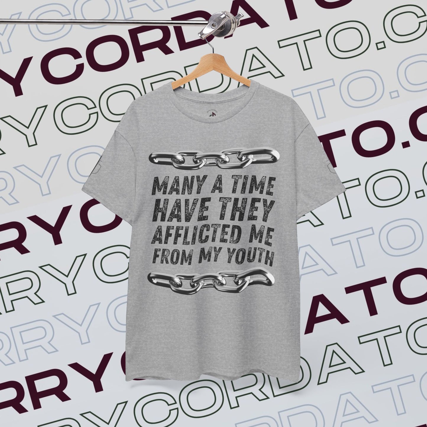 Inspirational Unisex Heavy Cotton Tee - Faith, Motivation, Spiritual, Gift for Him/Her, Bible Verse