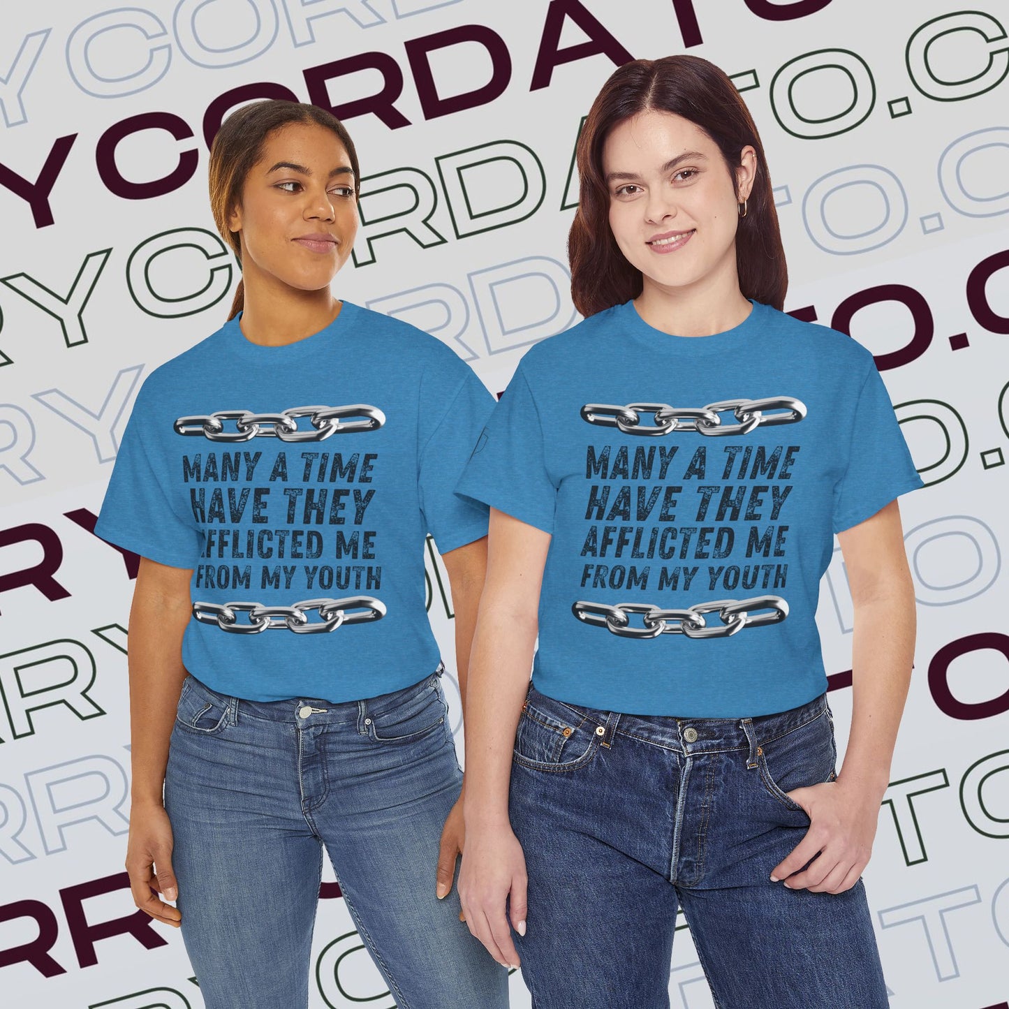 Inspirational Unisex Heavy Cotton Tee - Faith, Motivation, Spiritual, Gift for Him/Her, Bible Verse