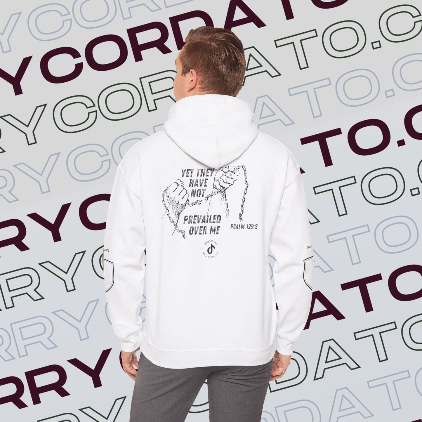 Comfortable Jerry Cordato Merch Hoodie | Unisex Heavy Blend Sweatshirt | Gift for Teens and Adults | Perfect for Casual Wear | Spiritual Inspiration
