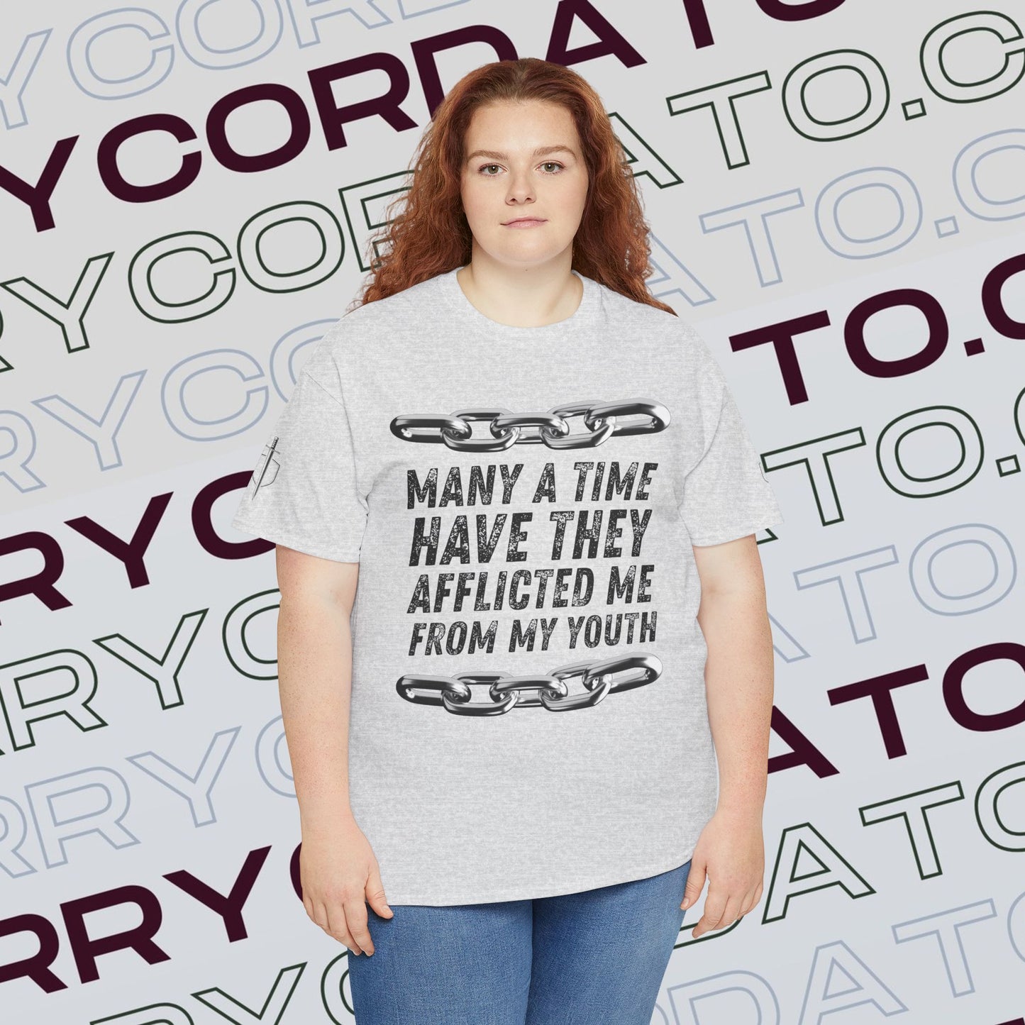 Inspirational Unisex Heavy Cotton Tee - Faith, Motivation, Spiritual, Gift for Him/Her, Bible Verse