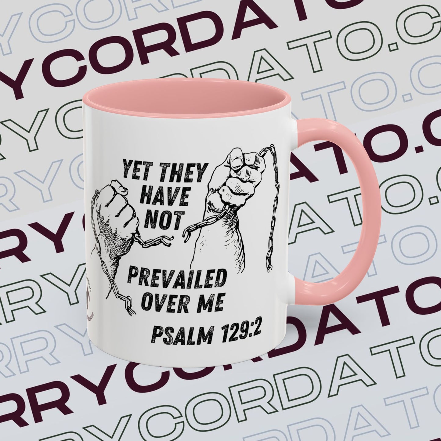 Inspirational Coffee Mug, Motivational Cup for Daily Reflection, Gift for Friends, Psalm 129:2, Unique Quote Mug