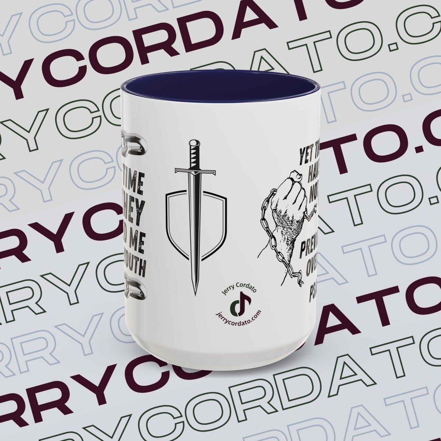 Inspirational Coffee Mug, Motivational Cup for Daily Reflection, Gift for Friends, Psalm 129:2, Unique Quote Mug