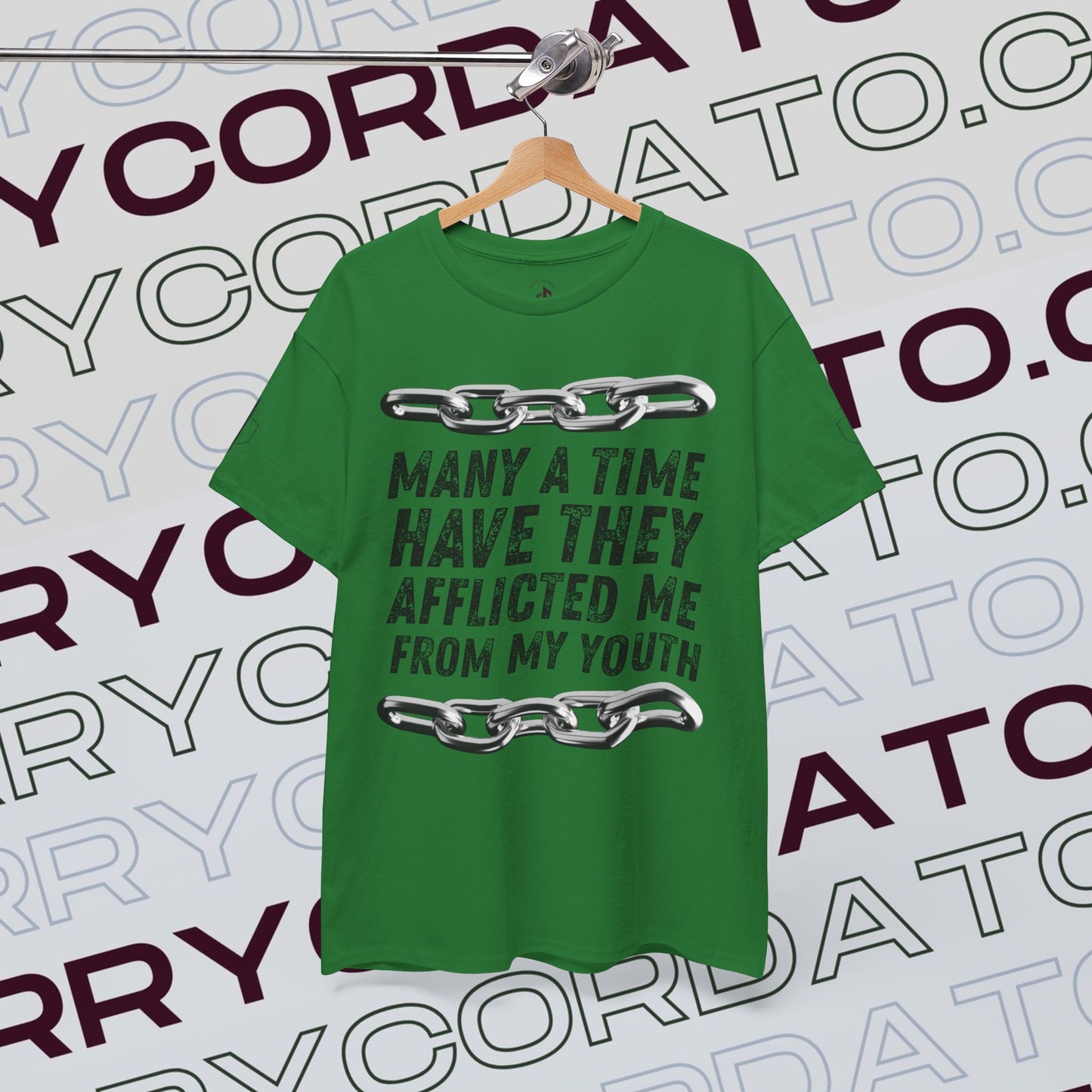 Inspirational Unisex Heavy Cotton Tee - Faith, Motivation, Spiritual, Gift for Him/Her, Bible Verse