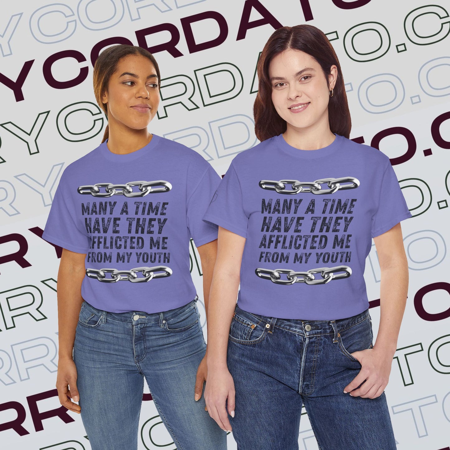 Inspirational Unisex Heavy Cotton Tee - Faith, Motivation, Spiritual, Gift for Him/Her, Bible Verse