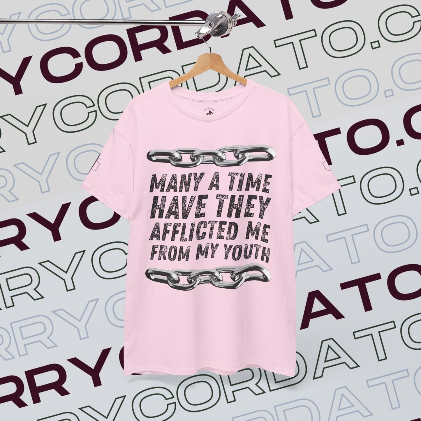 Inspirational Unisex Heavy Cotton Tee - Faith, Motivation, Spiritual, Gift for Him/Her, Bible Verse