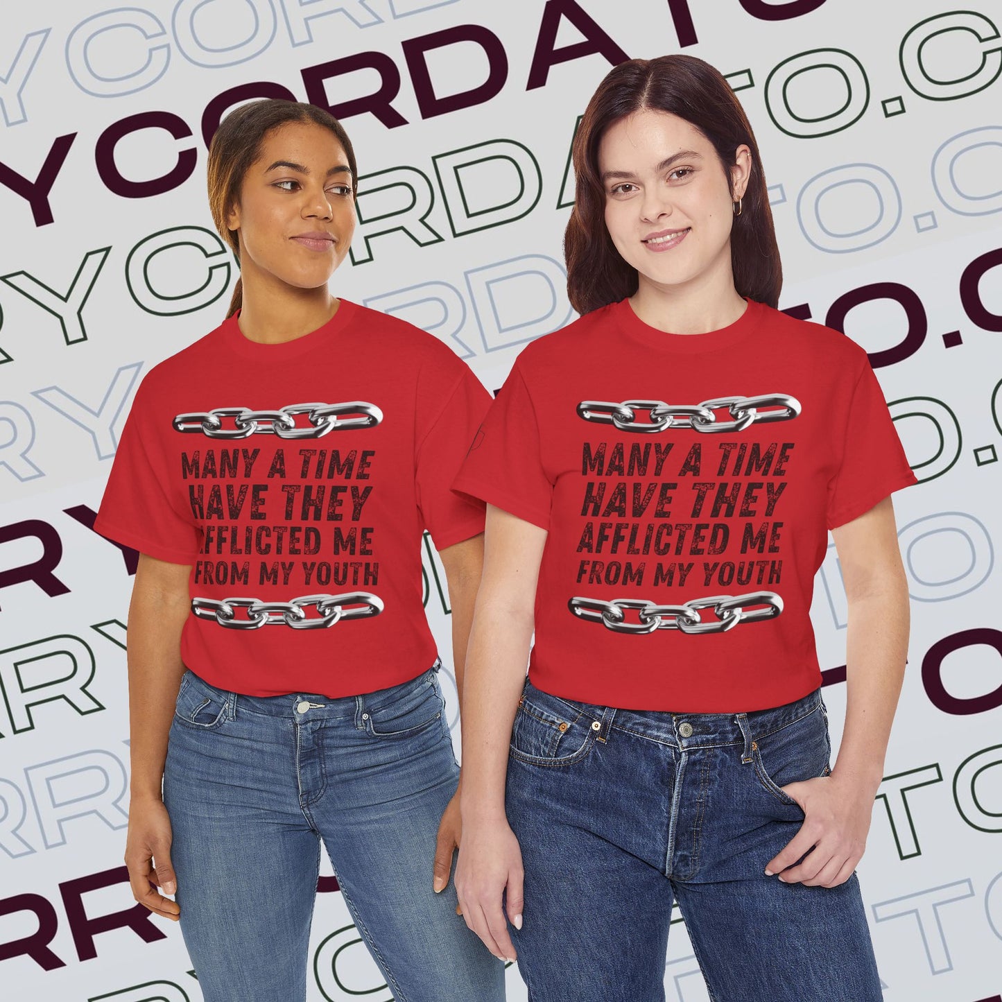 Inspirational Unisex Heavy Cotton Tee - Faith, Motivation, Spiritual, Gift for Him/Her, Bible Verse