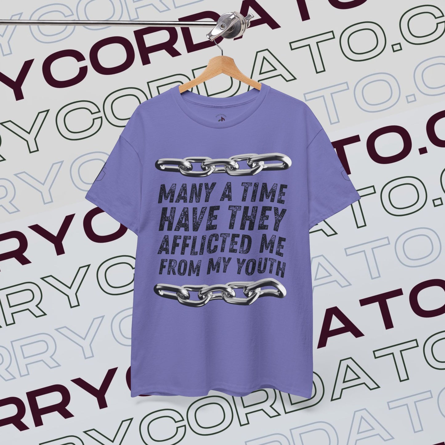 Inspirational Unisex Heavy Cotton Tee - Faith, Motivation, Spiritual, Gift for Him/Her, Bible Verse