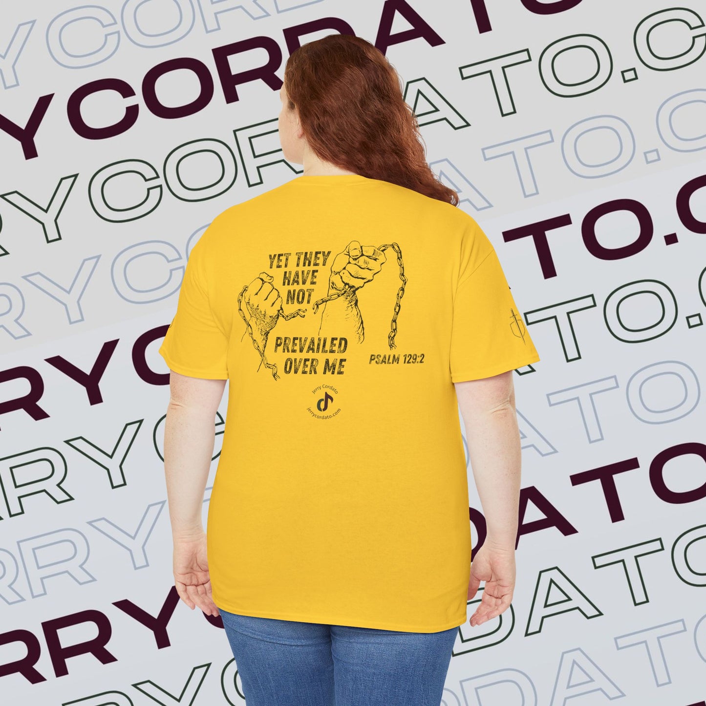 Inspirational Unisex Heavy Cotton Tee - Faith, Motivation, Spiritual, Gift for Him/Her, Bible Verse