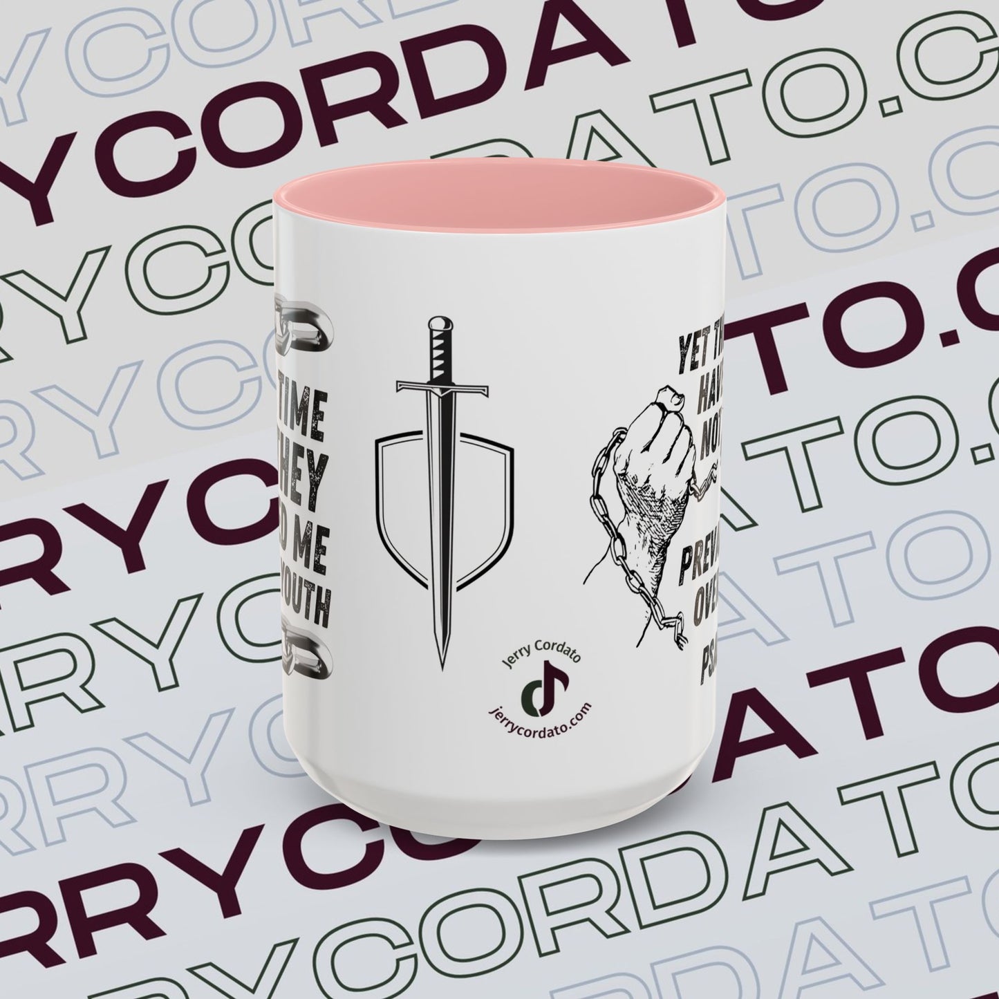 Inspirational Coffee Mug, Motivational Cup for Daily Reflection, Gift for Friends, Psalm 129:2, Unique Quote Mug