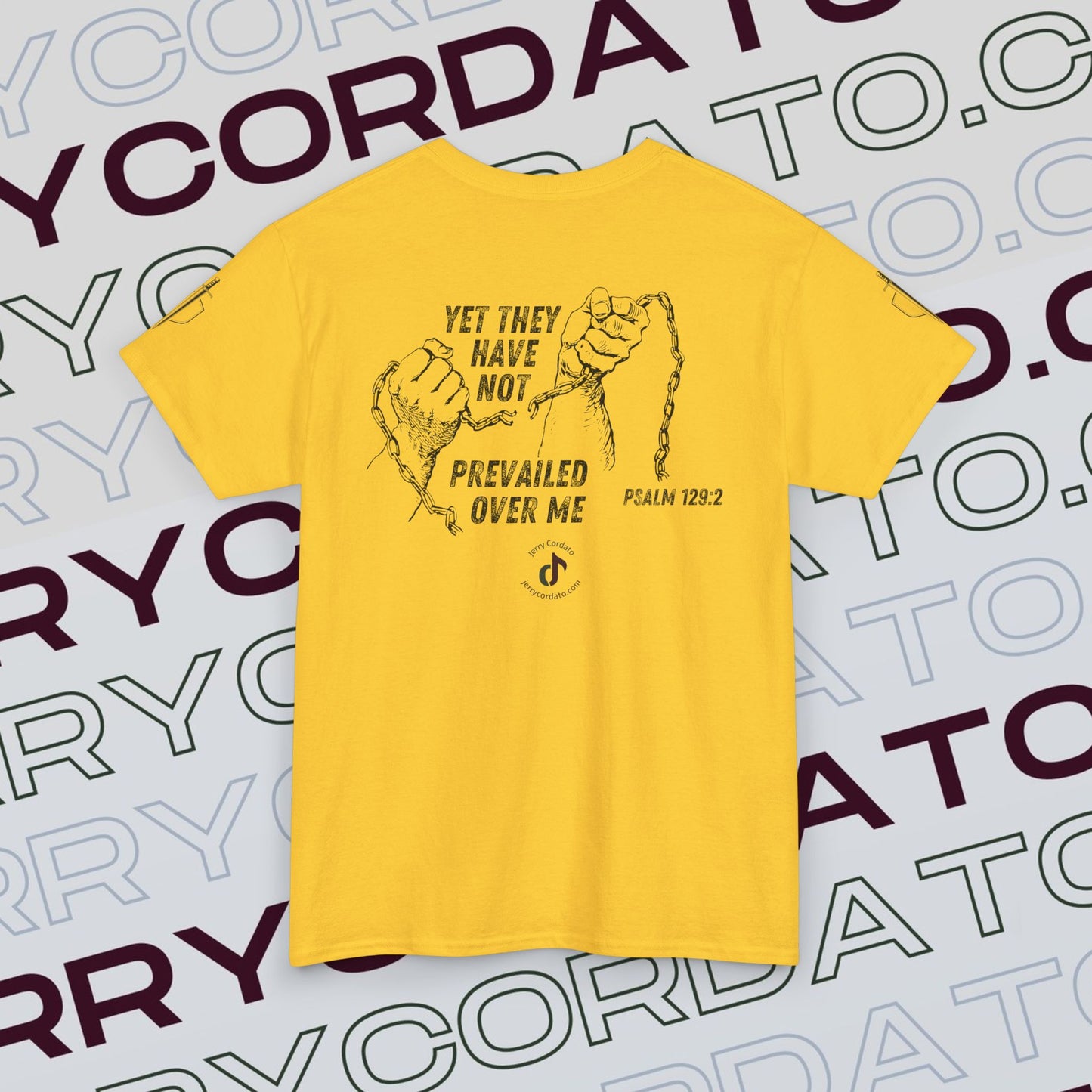 Inspirational Unisex Heavy Cotton Tee - Faith, Motivation, Spiritual, Gift for Him/Her, Bible Verse