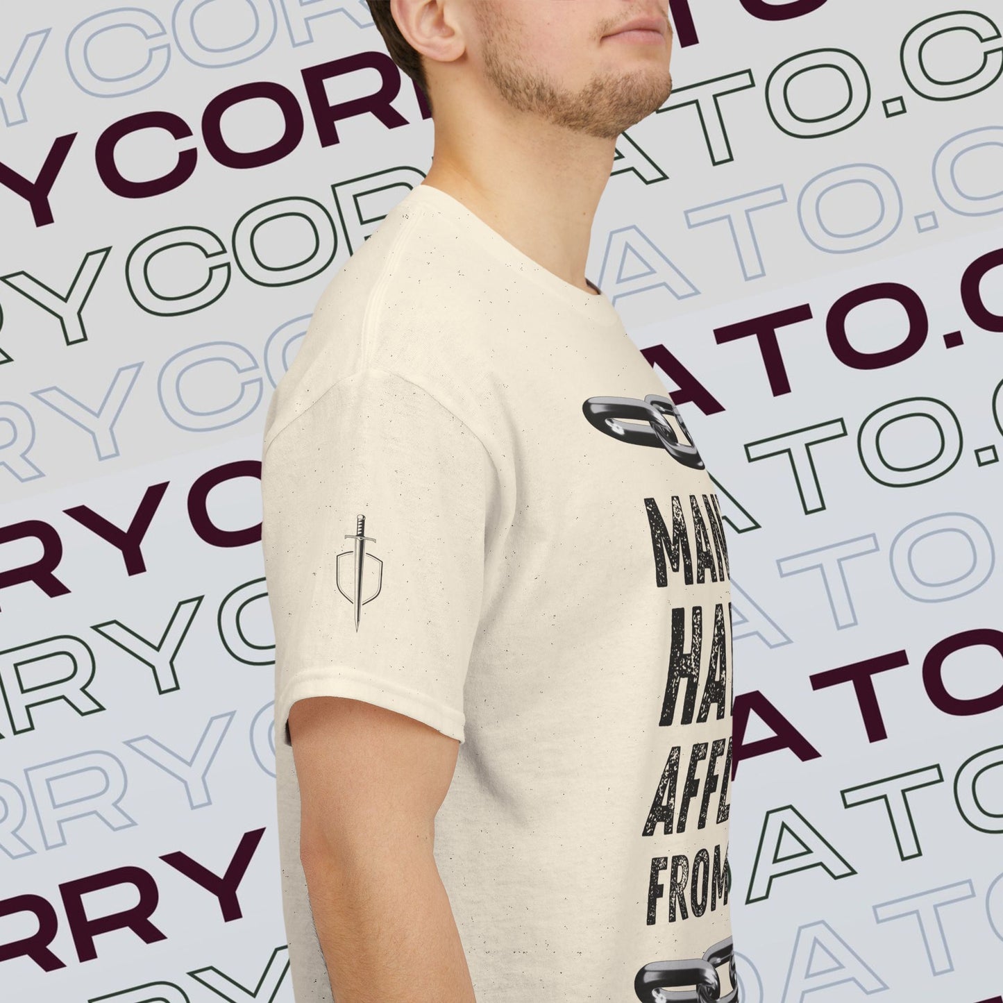 Inspirational Unisex Heavy Cotton Tee - Faith, Motivation, Spiritual, Gift for Him/Her, Bible Verse