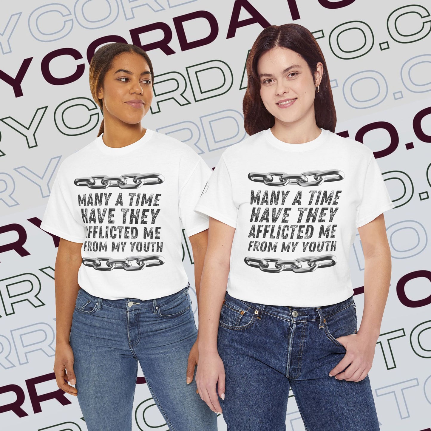 Inspirational Unisex Heavy Cotton Tee - Faith, Motivation, Spiritual, Gift for Him/Her, Bible Verse