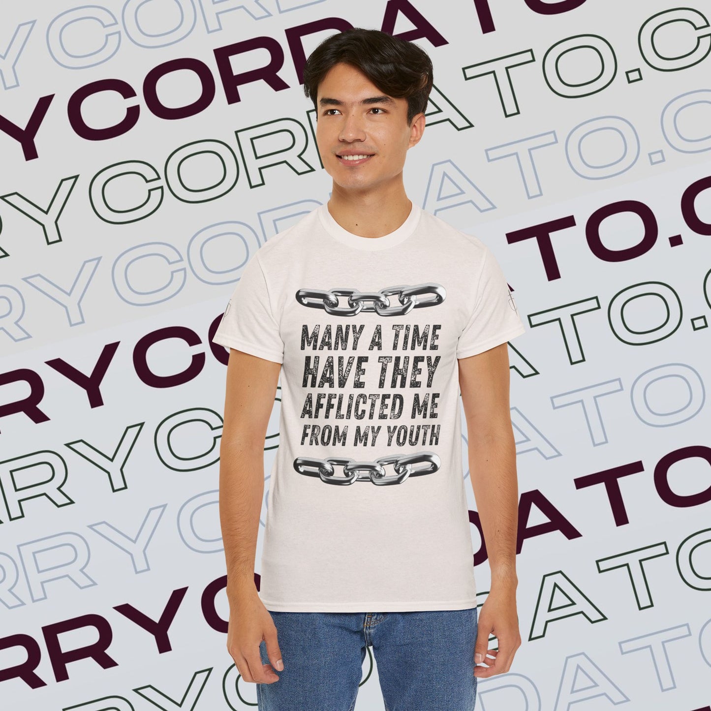 Inspirational Unisex Heavy Cotton Tee - Faith, Motivation, Spiritual, Gift for Him/Her, Bible Verse