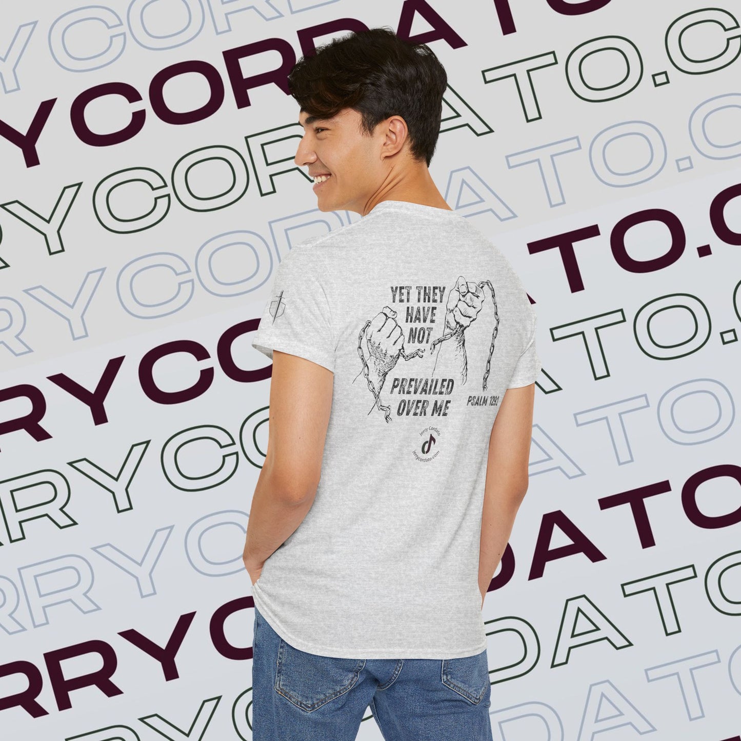 Inspirational Unisex Heavy Cotton Tee - Faith, Motivation, Spiritual, Gift for Him/Her, Bible Verse