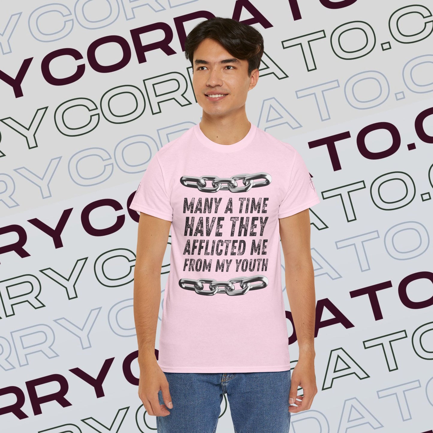 Inspirational Unisex Heavy Cotton Tee - Faith, Motivation, Spiritual, Gift for Him/Her, Bible Verse