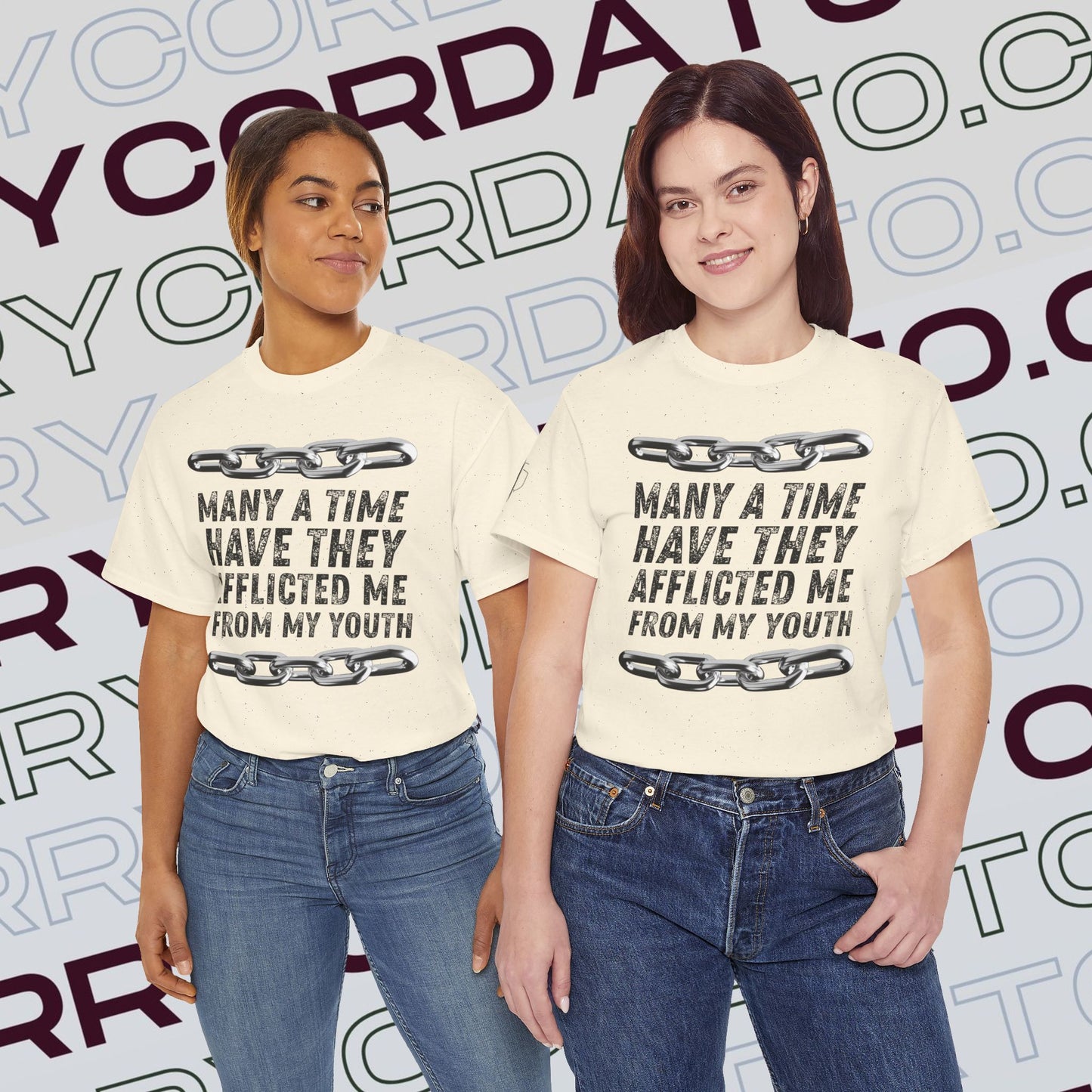 Inspirational Unisex Heavy Cotton Tee - Faith, Motivation, Spiritual, Gift for Him/Her, Bible Verse