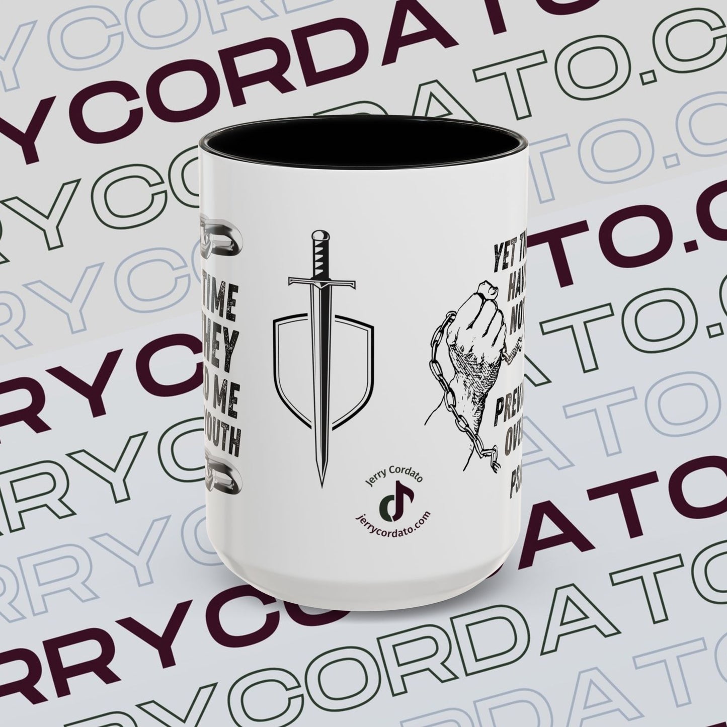 Inspirational Coffee Mug, Motivational Cup for Daily Reflection, Gift for Friends, Psalm 129:2, Unique Quote Mug