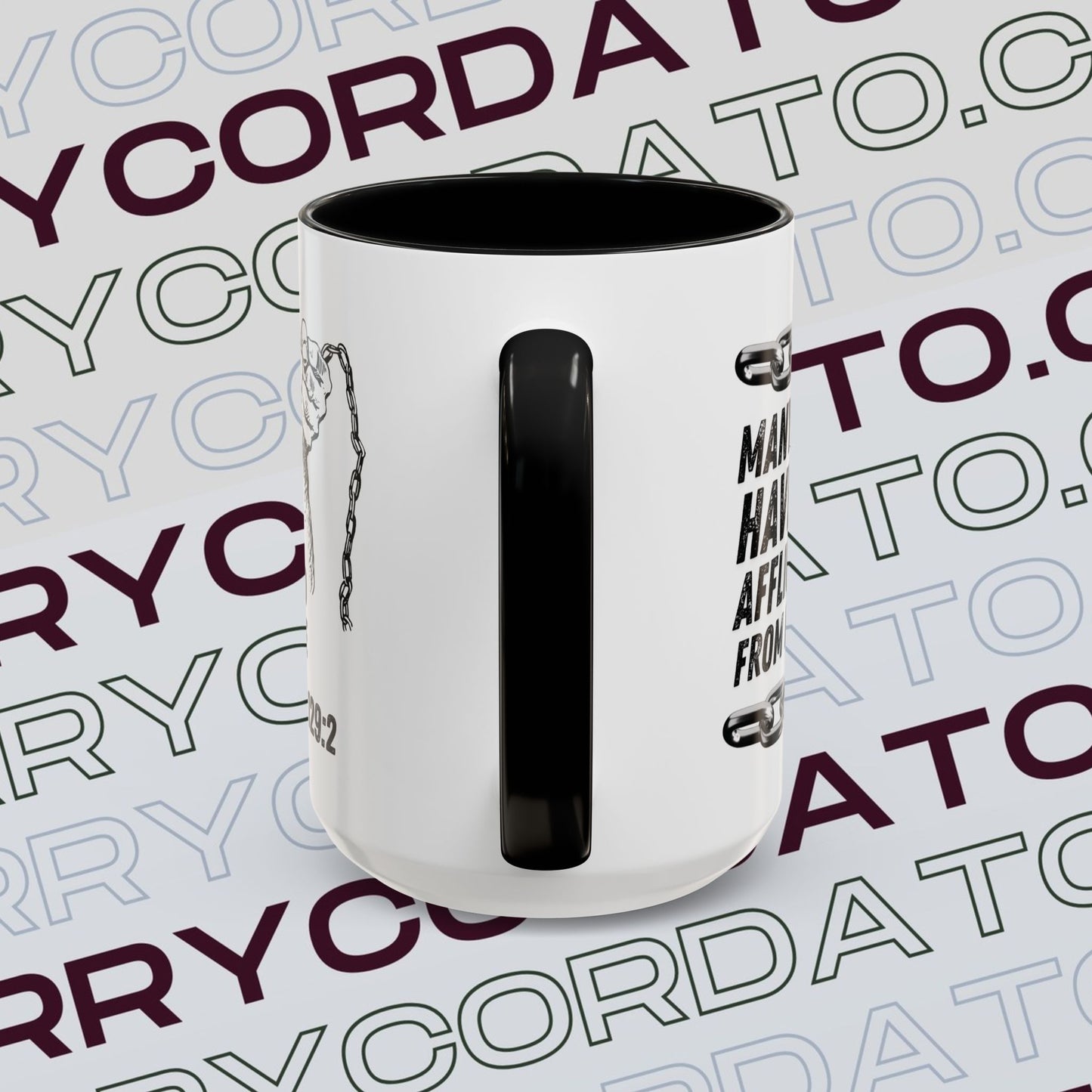 Inspirational Coffee Mug, Motivational Cup for Daily Reflection, Gift for Friends, Psalm 129:2, Unique Quote Mug