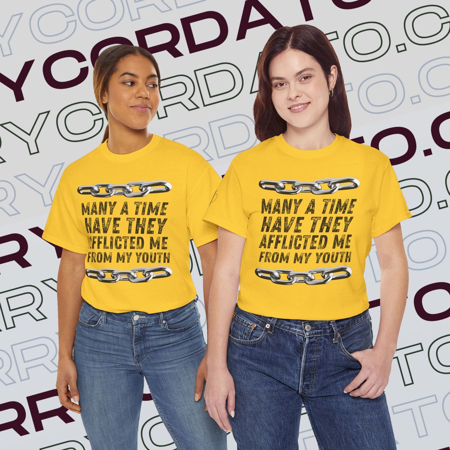 Inspirational Unisex Heavy Cotton Tee - Faith, Motivation, Spiritual, Gift for Him/Her, Bible Verse