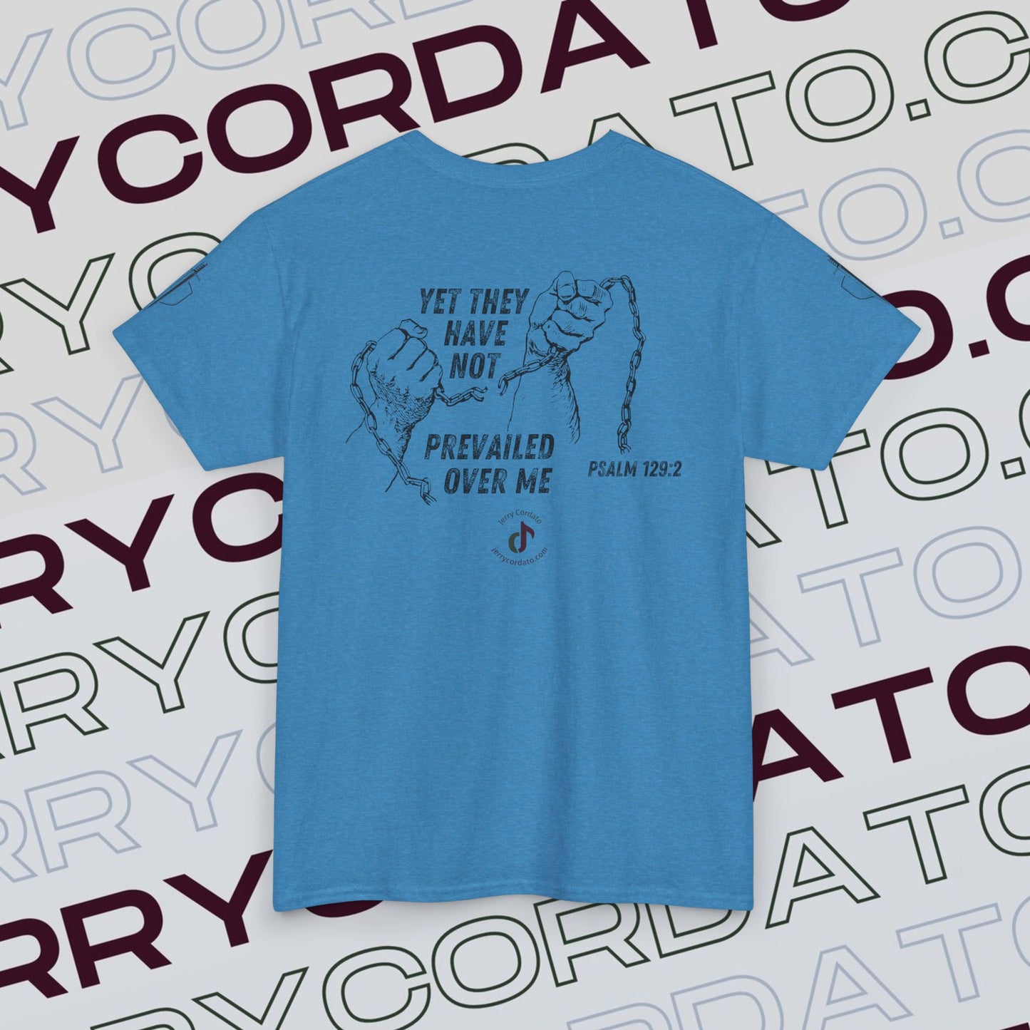 Inspirational Unisex Heavy Cotton Tee - Faith, Motivation, Spiritual, Gift for Him/Her, Bible Verse