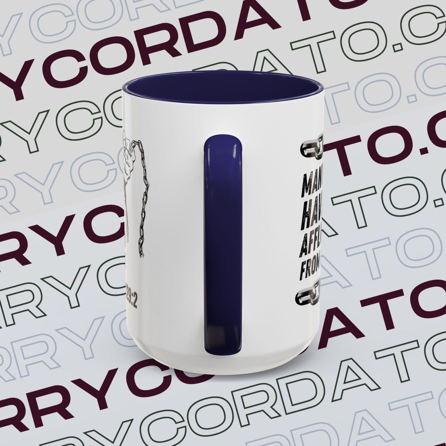 Inspirational Coffee Mug, Motivational Cup for Daily Reflection, Gift for Friends, Psalm 129:2, Unique Quote Mug