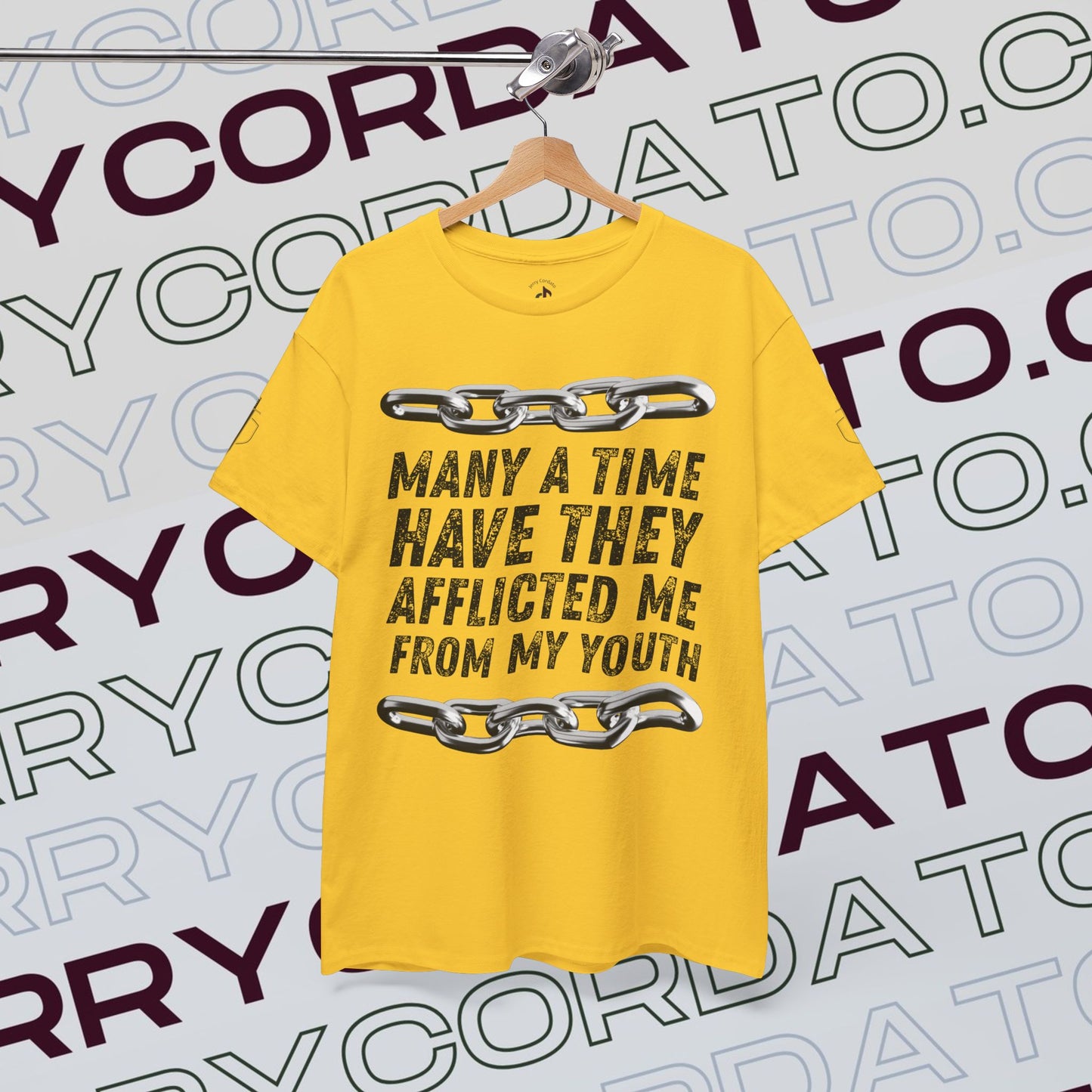 Inspirational Unisex Heavy Cotton Tee - Faith, Motivation, Spiritual, Gift for Him/Her, Bible Verse