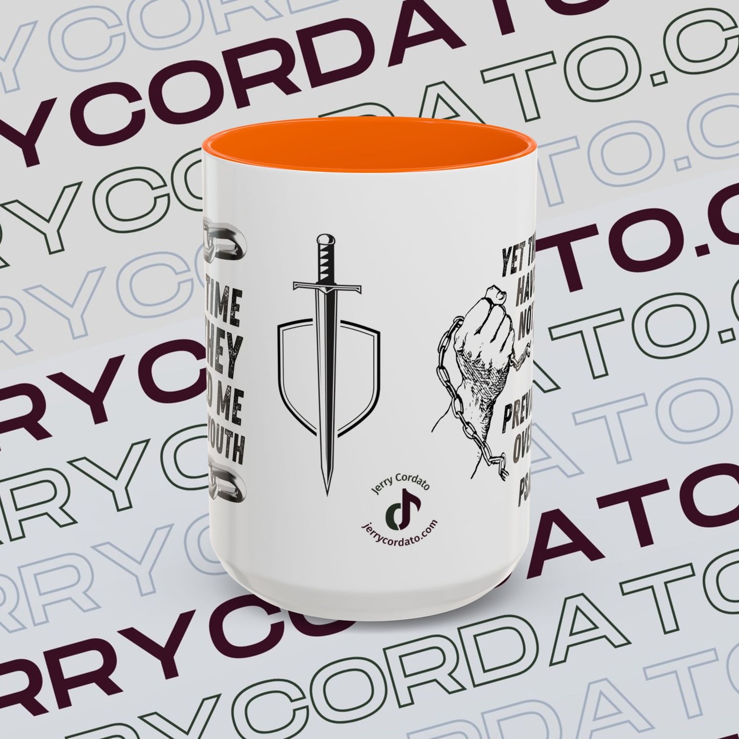 Inspirational Coffee Mug, Motivational Cup for Daily Reflection, Gift for Friends, Psalm 129:2, Unique Quote Mug