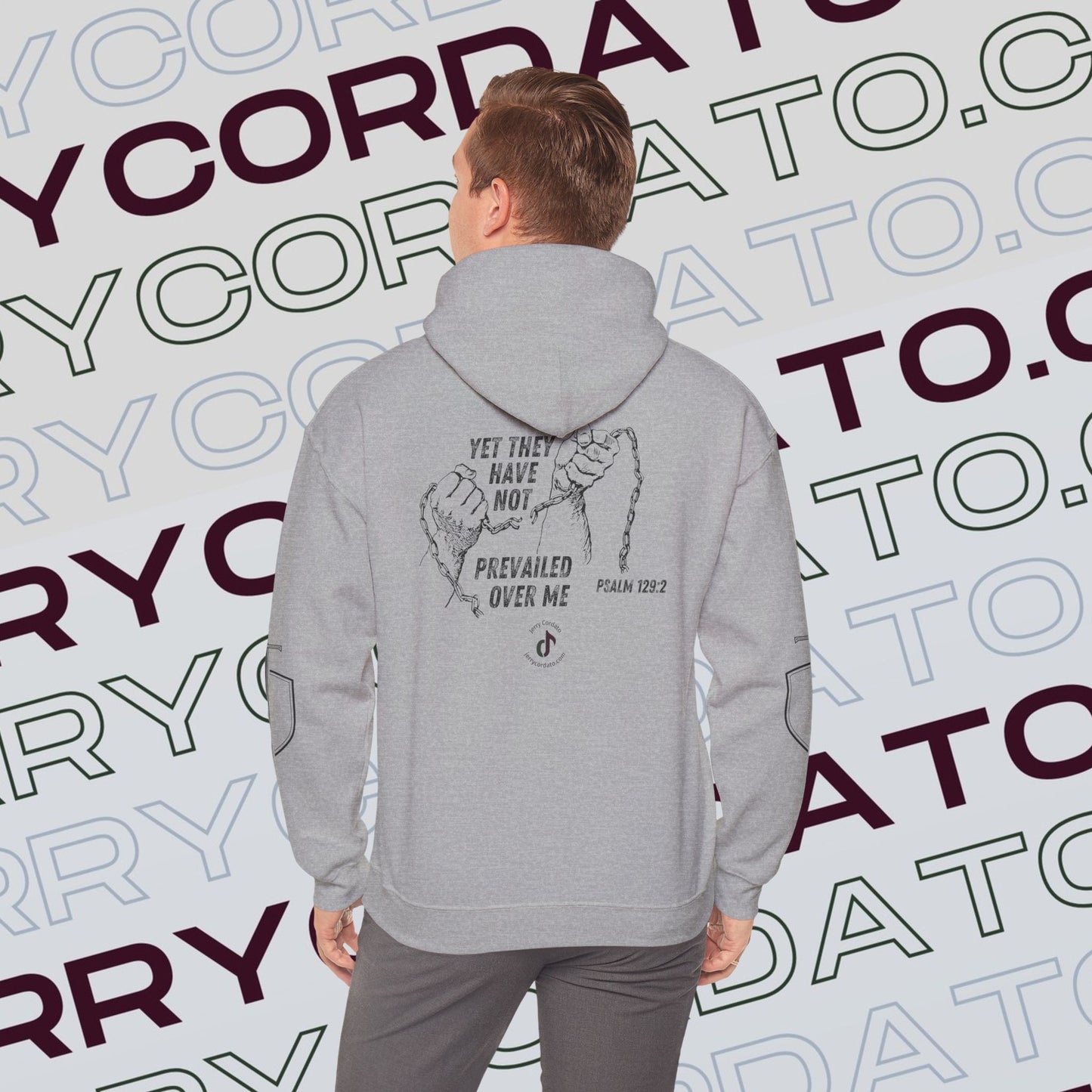 Comfortable Jerry Cordato Merch Hoodie | Unisex Heavy Blend Sweatshirt | Gift for Teens and Adults | Perfect for Casual Wear | Spiritual Inspiration