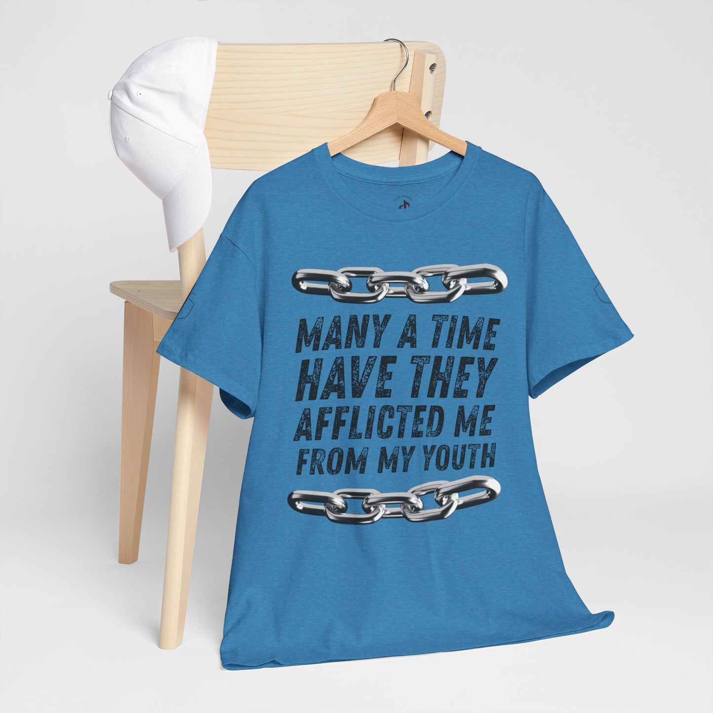 Inspirational Unisex Heavy Cotton Tee - Faith, Motivation, Spiritual, Gift for Him/Her, Bible Verse