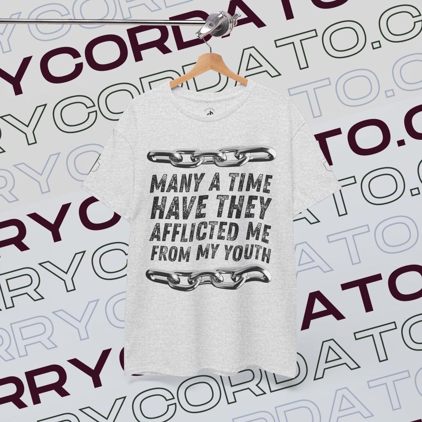 Inspirational Unisex Heavy Cotton Tee - Faith, Motivation, Spiritual, Gift for Him/Her, Bible Verse