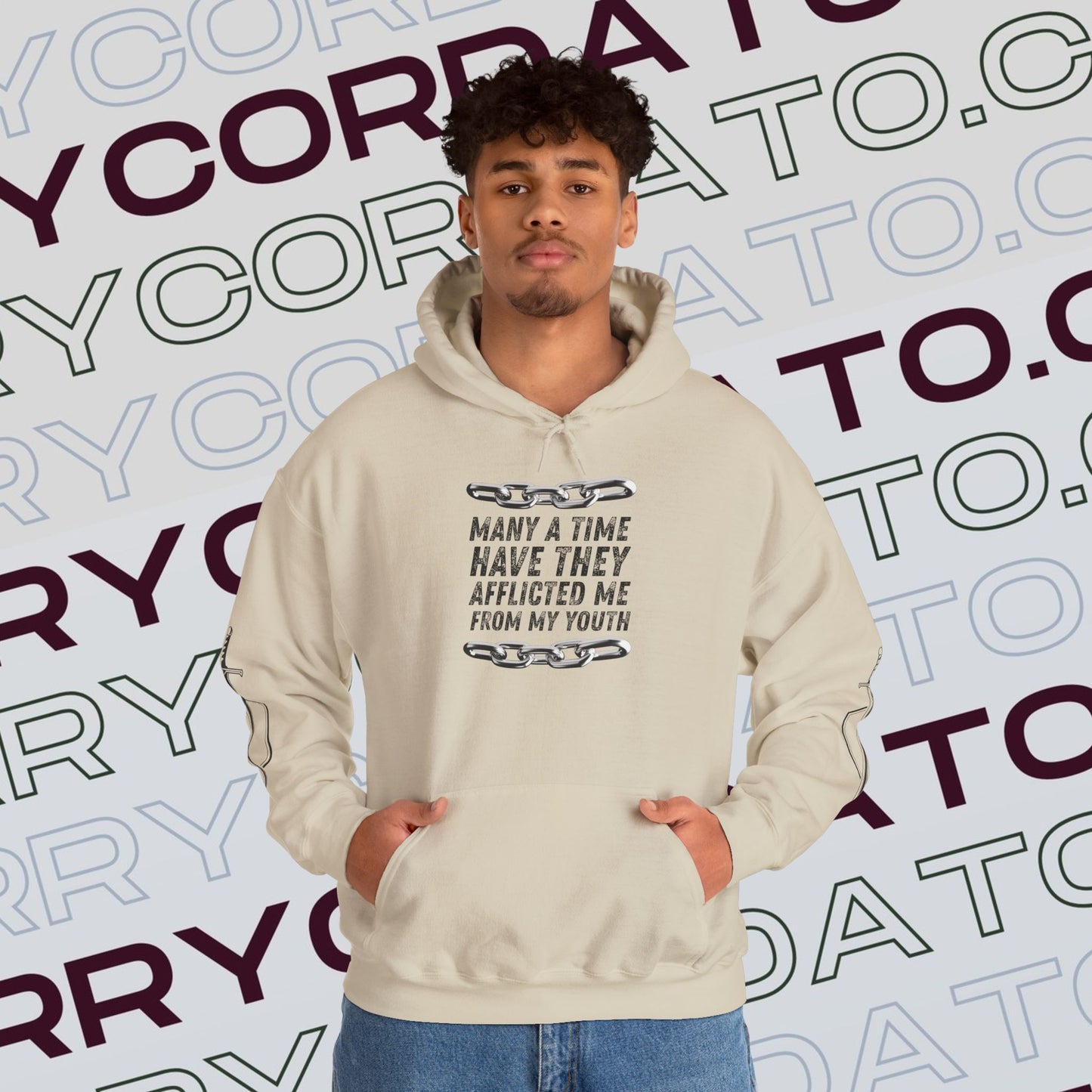 Comfortable Jerry Cordato Merch Hoodie | Unisex Heavy Blend Sweatshirt | Gift for Teens and Adults | Perfect for Casual Wear | Spiritual Inspiration