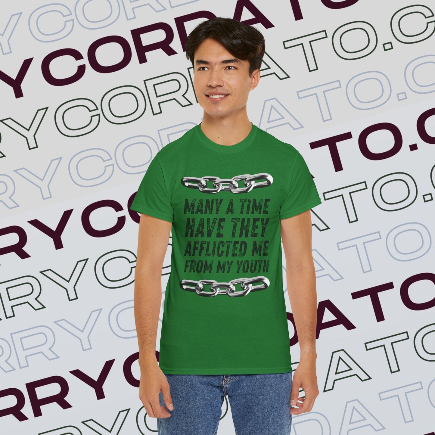 Inspirational Unisex Heavy Cotton Tee - Faith, Motivation, Spiritual, Gift for Him/Her, Bible Verse