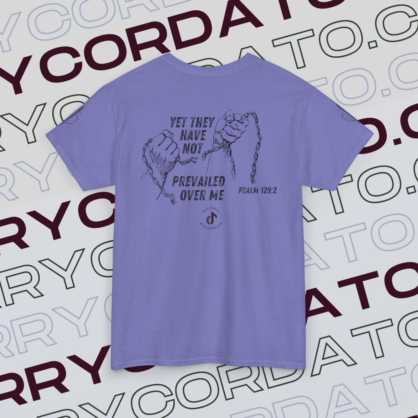 Inspirational Unisex Heavy Cotton Tee - Faith, Motivation, Spiritual, Gift for Him/Her, Bible Verse