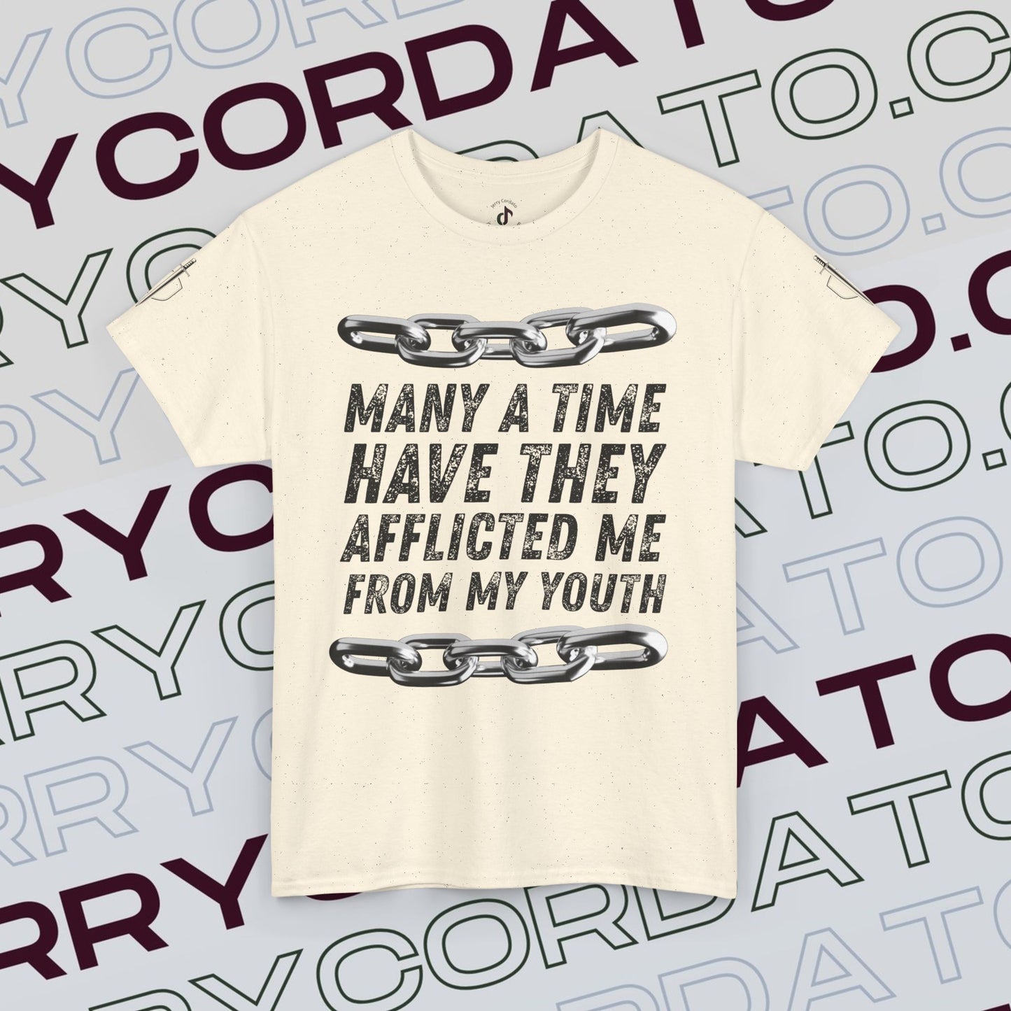 Inspirational Unisex Heavy Cotton Tee - Faith, Motivation, Spiritual, Gift for Him/Her, Bible Verse