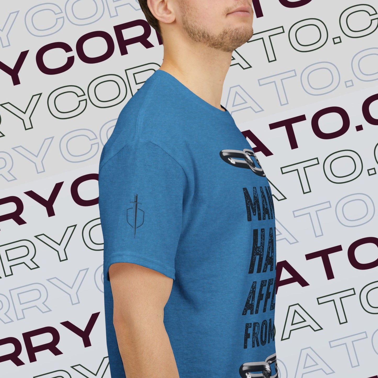 Inspirational Unisex Heavy Cotton Tee - Faith, Motivation, Spiritual, Gift for Him/Her, Bible Verse