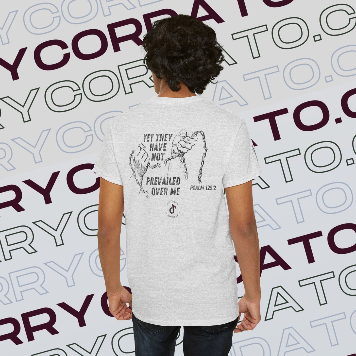 Inspirational Unisex Heavy Cotton Tee - Faith, Motivation, Spiritual, Gift for Him/Her, Bible Verse