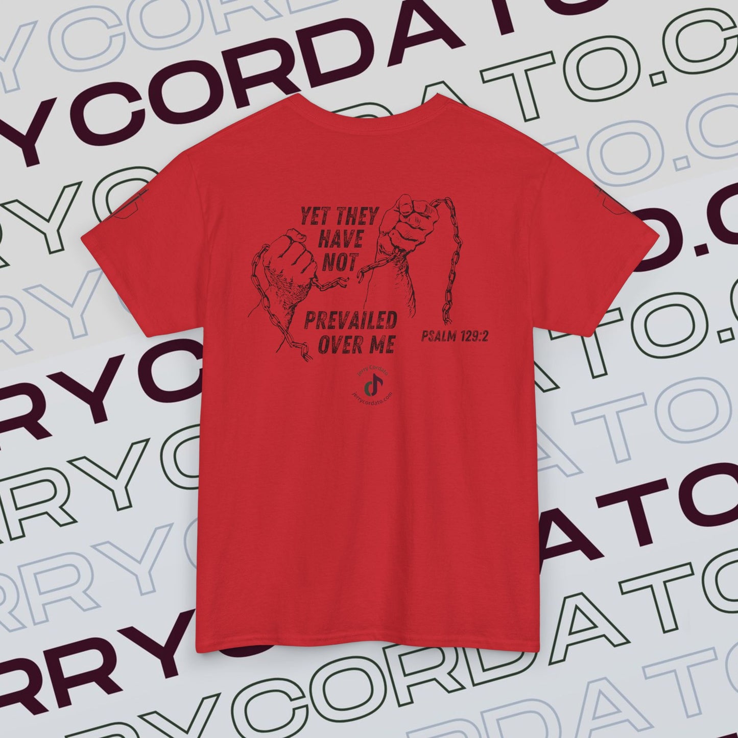 Inspirational Unisex Heavy Cotton Tee - Faith, Motivation, Spiritual, Gift for Him/Her, Bible Verse