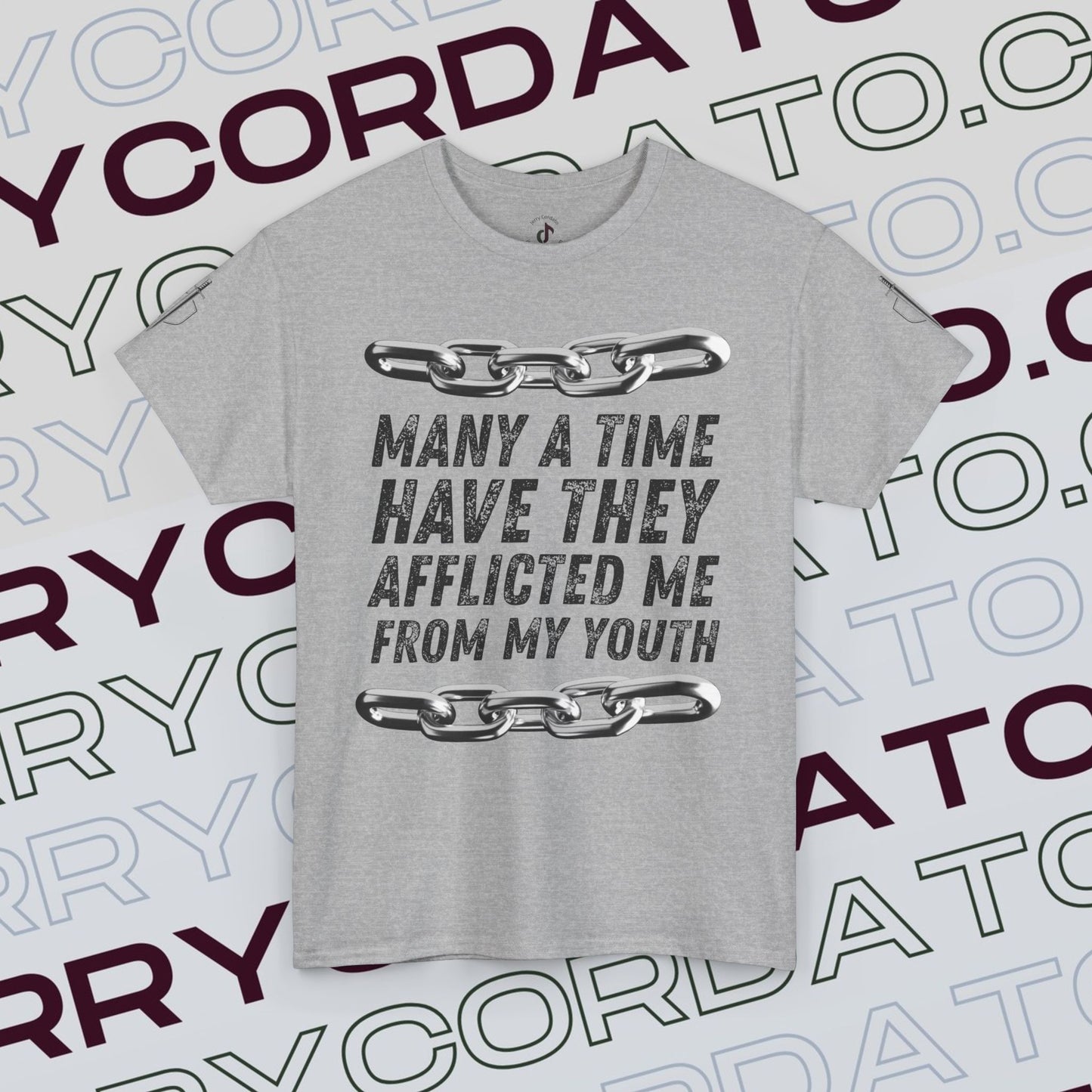 Inspirational Unisex Heavy Cotton Tee - Faith, Motivation, Spiritual, Gift for Him/Her, Bible Verse