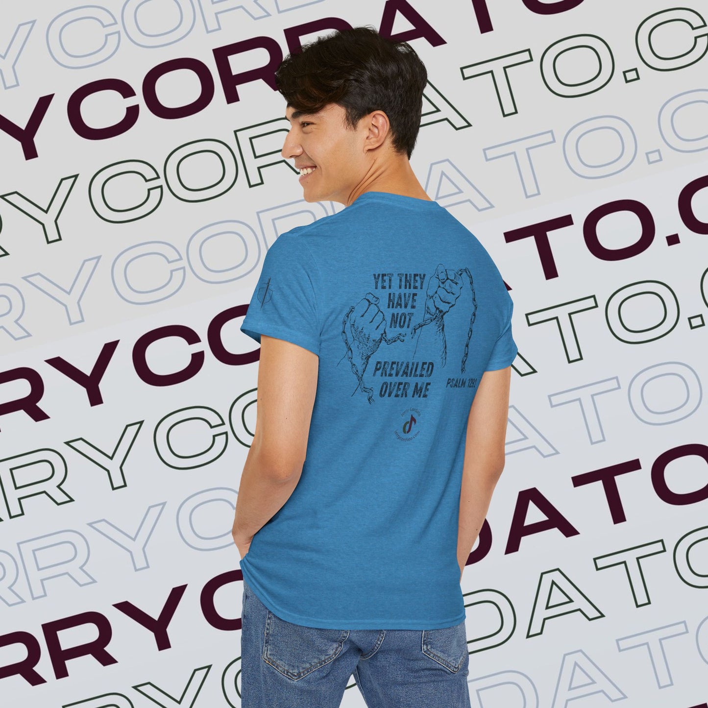 Inspirational Unisex Heavy Cotton Tee - Faith, Motivation, Spiritual, Gift for Him/Her, Bible Verse