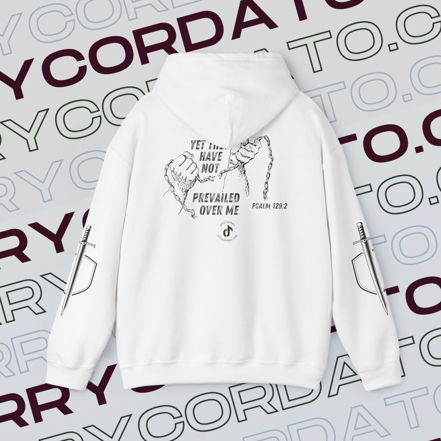 Comfortable Jerry Cordato Merch Hoodie | Unisex Heavy Blend Sweatshirt | Gift for Teens and Adults | Perfect for Casual Wear | Spiritual Inspiration