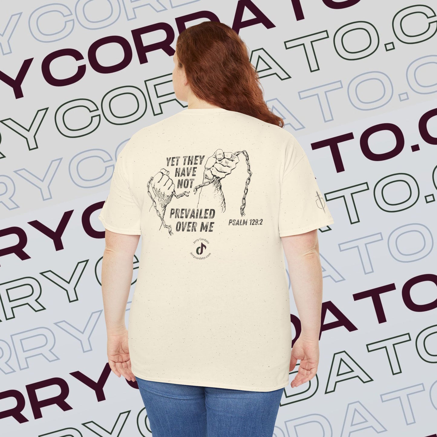 Inspirational Unisex Heavy Cotton Tee - Faith, Motivation, Spiritual, Gift for Him/Her, Bible Verse