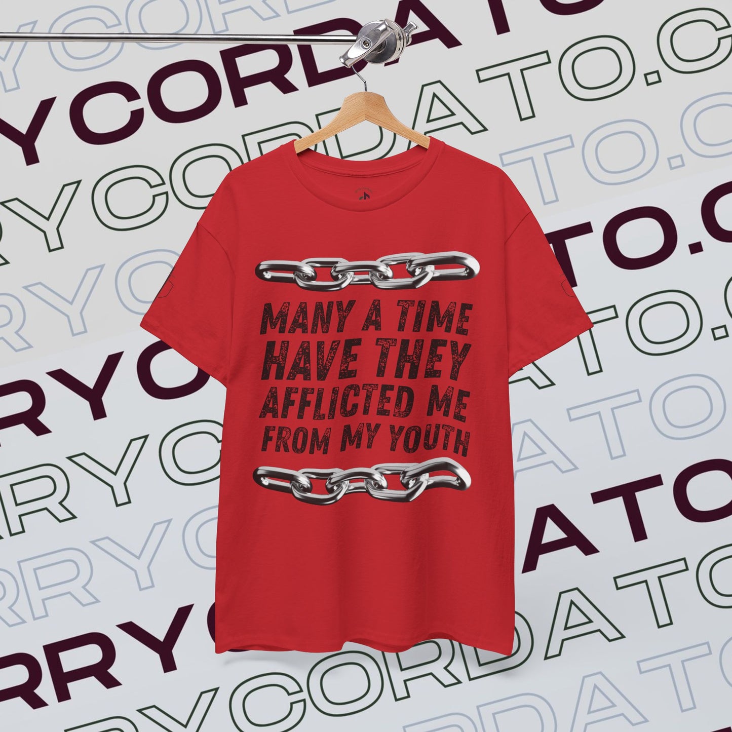 Inspirational Unisex Heavy Cotton Tee - Faith, Motivation, Spiritual, Gift for Him/Her, Bible Verse