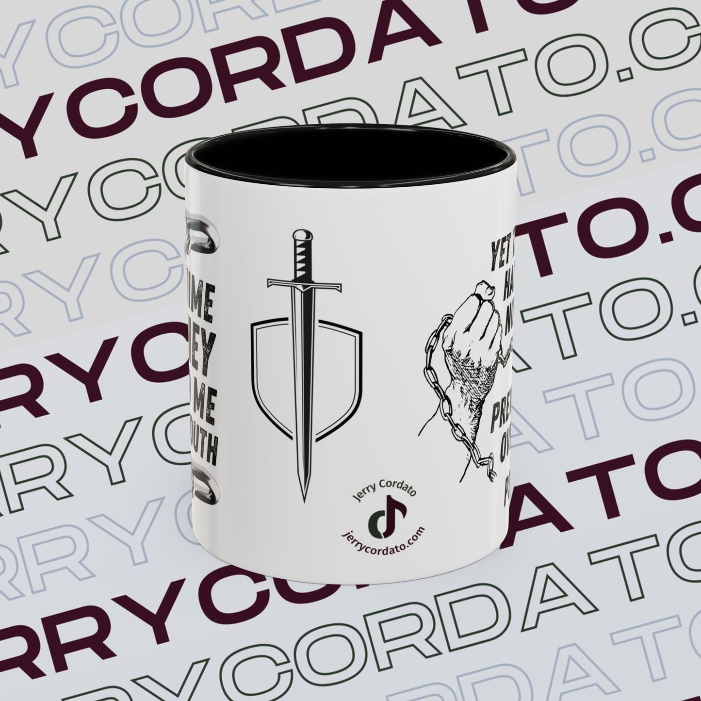 Inspirational Coffee Mug, Motivational Cup for Daily Reflection, Gift for Friends, Psalm 129:2, Unique Quote Mug