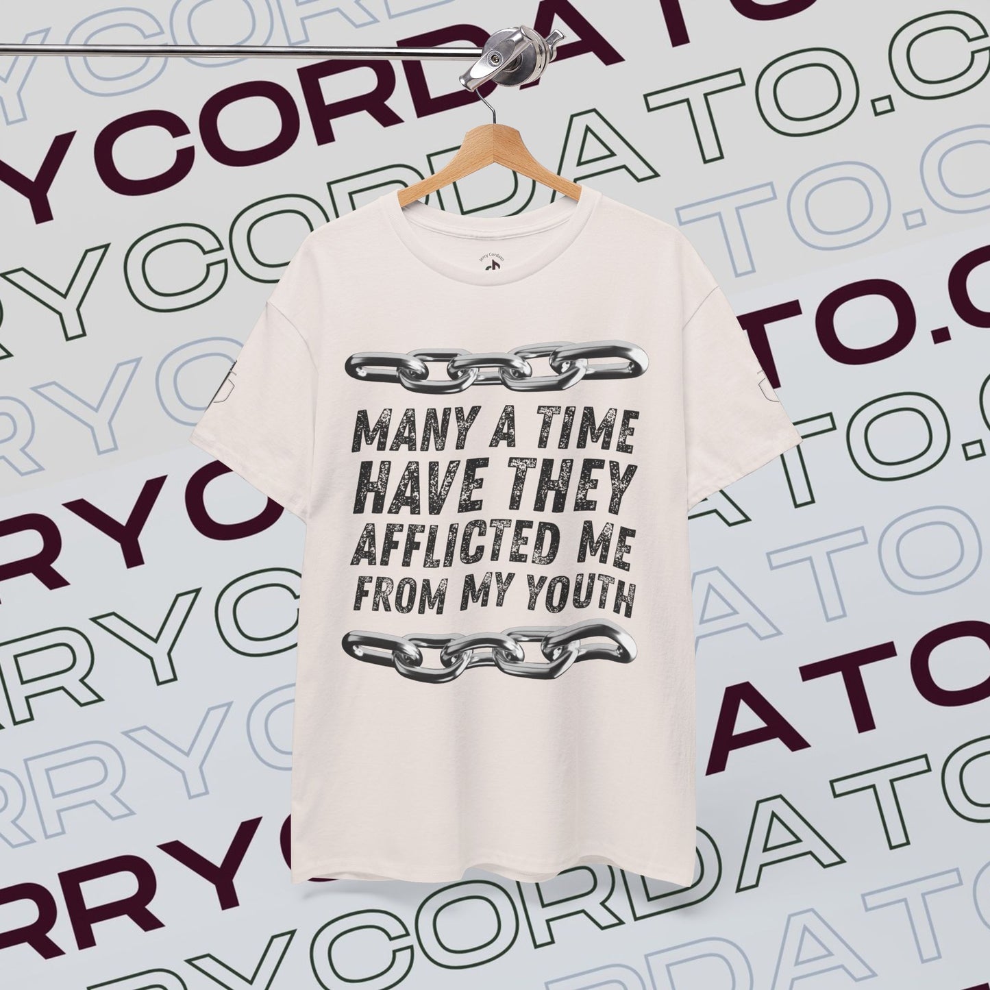 Inspirational Unisex Heavy Cotton Tee - Faith, Motivation, Spiritual, Gift for Him/Her, Bible Verse