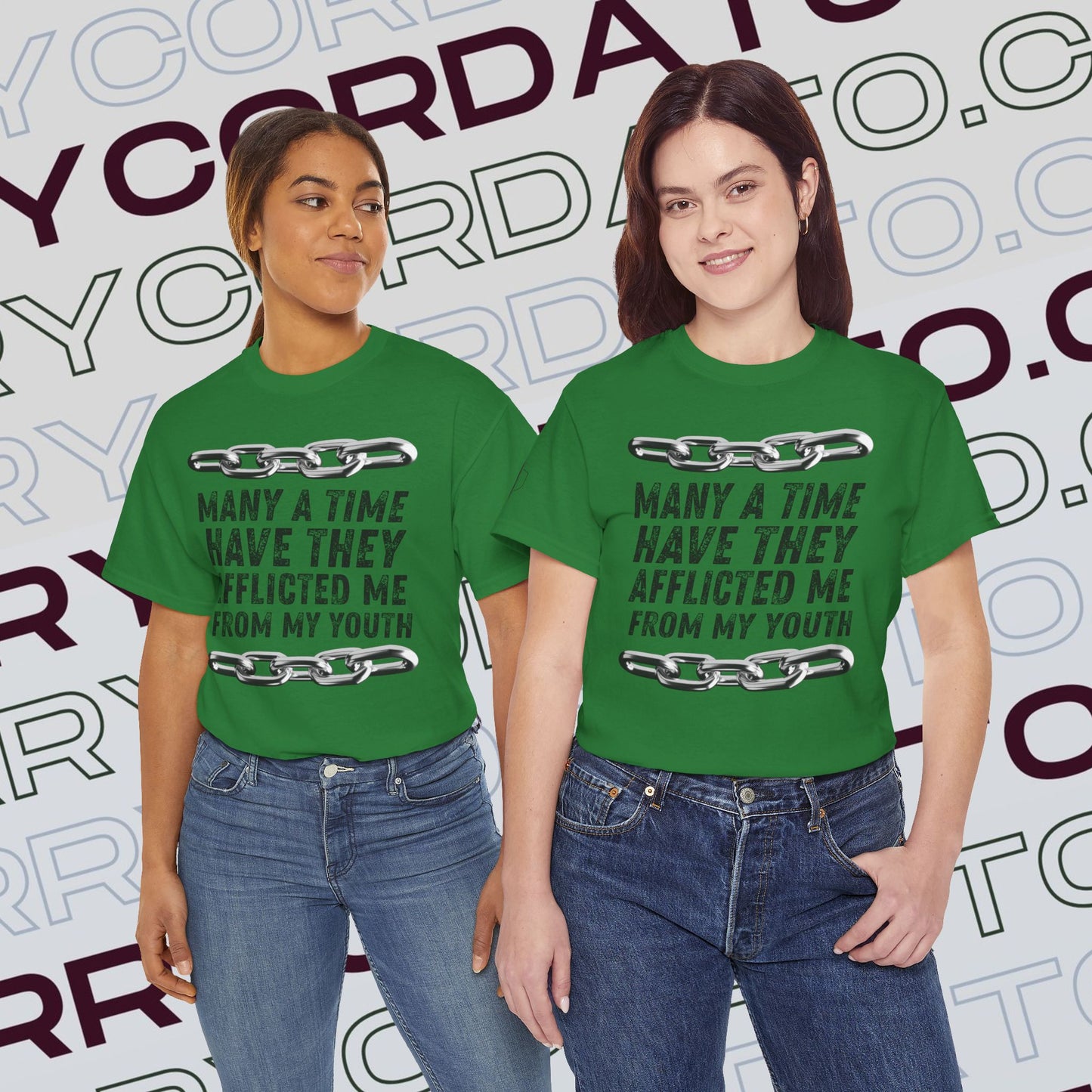 Inspirational Unisex Heavy Cotton Tee - Faith, Motivation, Spiritual, Gift for Him/Her, Bible Verse