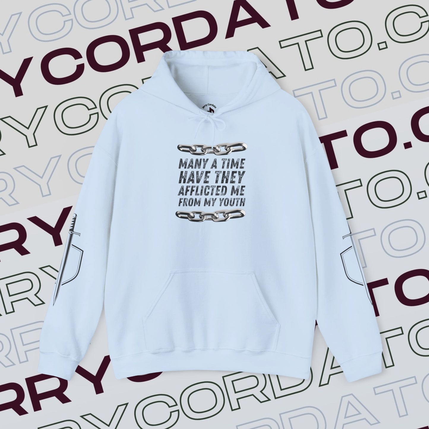 Comfortable Jerry Cordato Merch Hoodie | Unisex Heavy Blend Sweatshirt | Gift for Teens and Adults | Perfect for Casual Wear | Spiritual Inspiration